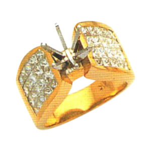Majestic Brilliance 2.50 Carat Princess-Cut Diamond Ring in 14k, 18k, and Platinum