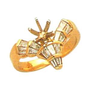 Timeless Elegance 0.72 Carat Baguette-Cut Diamond Ring in 14k, 18k, and Platinum