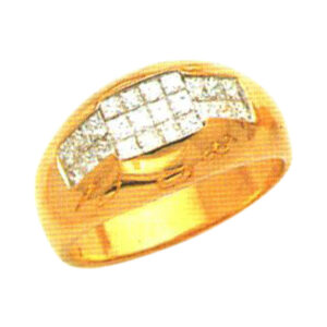 Radiant Royalty 1.06 Carat Princess-Cut Diamond Ring in 14k, 18k, and Platinum