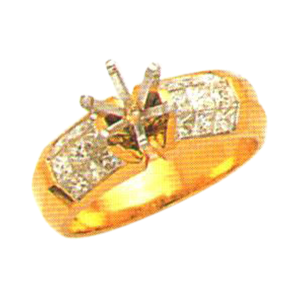 Timeless Radiance 1.00 Carat Princess-Cut Diamond Ring in 14k, 18k, and Platinum