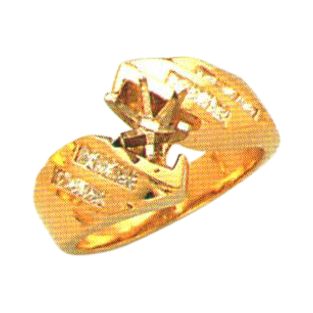 Elegant Whispers: 0.51 Carat Princess-Cut Diamond Ring in 14k, 18k, and Platinum