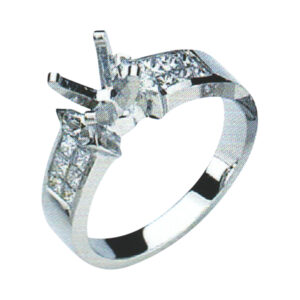 Sparkling Brilliance Meets Timeless Elegance Discover Our Exquisite Marquise and Princess Cut Engagement Ring