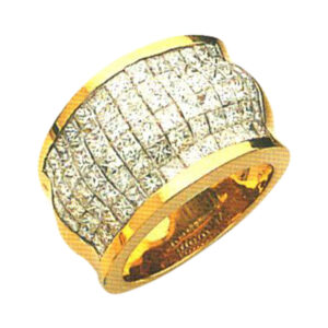 Exquisite Princess Cut Diamond Ring - 4.09 Carats