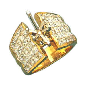 Exquisite Princess Cut Diamond Ring - 3.32 Carats