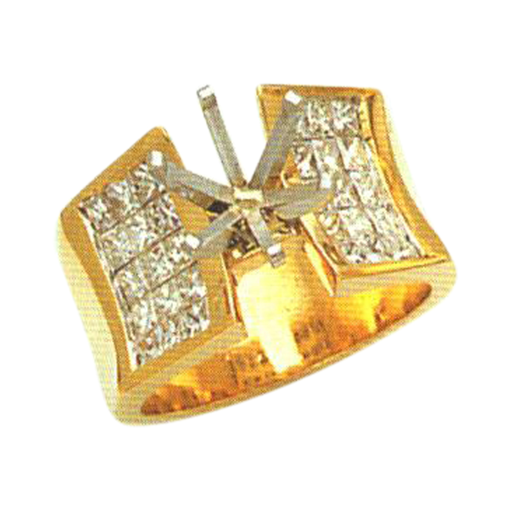 Princess-Cut 1.76 Carat Diamond Ring - Available in 14k, 18k, and Platinum