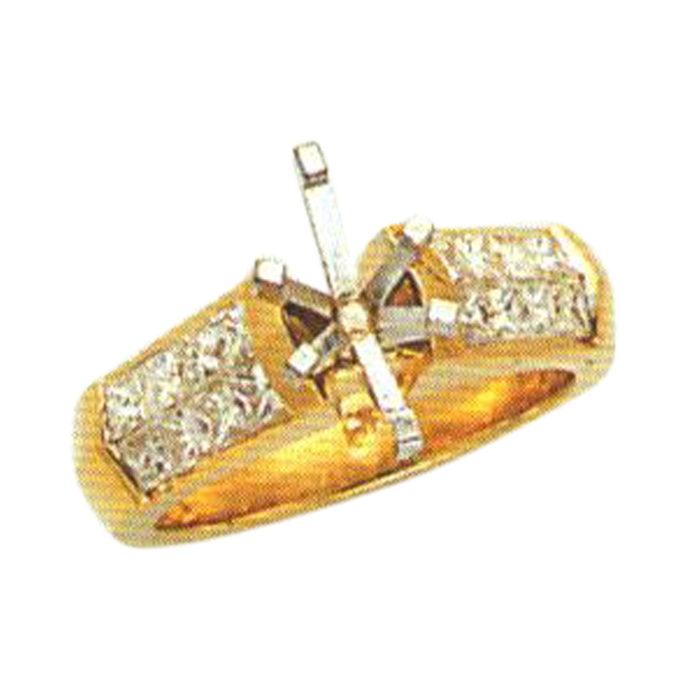 Princess-Cut 0.98 Carat Diamond Ring - Available in 14k, 18k, and Platinum