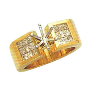 Princess-Cut 0.85 Carat Diamond Ring - Available in 14k, 18k, and Platinum