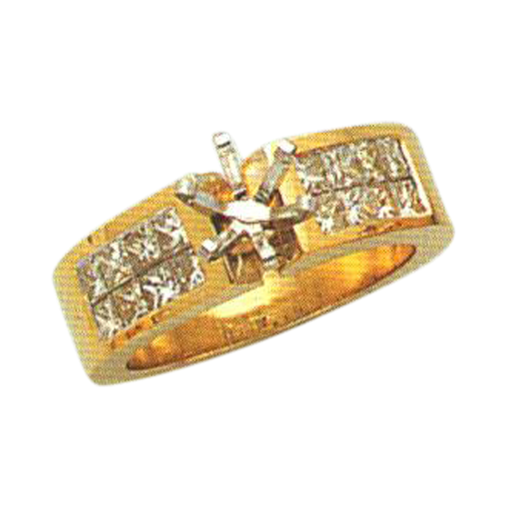 Princess-Cut 1.28 Carat Diamond Ring - Available in 14k, 18k, and Platinum