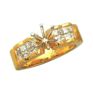 Princess-Cut 0.80 Carat Diamond Ring - Available in 14k, 18k, and Platinum