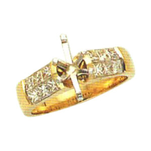 Princess-Cut 0.79 Carat Diamond Ring - Available in 14k, 18k, and Platinum