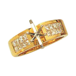 Princess-Cut 0.97 Carat Diamond Ring - Available in 14k, 18k, and Platinum