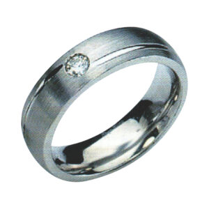 Classic Round Diamond Wedding Band With 0.15 Carat is available in 14k 18k and Platinum