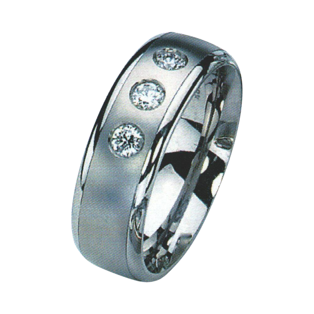 Embrace Timeless Beauty Wedding Band with 0.34 Carat Round-Cut Diamonds