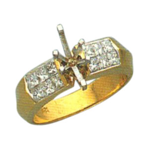 Princess-Cut 0.79 Carat Diamond Ring - Available in 14k, 18k, and Platinum