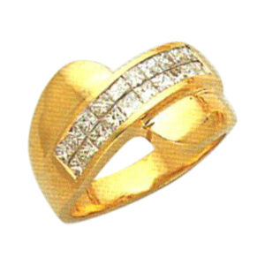 Princess-Cut 1.08 Carat Diamond Ring - Available in 14k, 18k, and Platinum