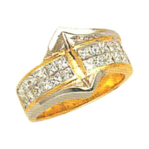 Princess-Cut 1.65 Carat Diamond Ring - Available in 14k, 18k, and Platinum