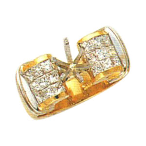 Princess-Cut 1.02 Carat Diamond Ring - Available in 14k, 18k, and Platinum