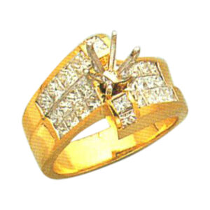 Princess-Cut 1.77 Carat Diamond Ring - Available in 14k, 18k, and Platinum
