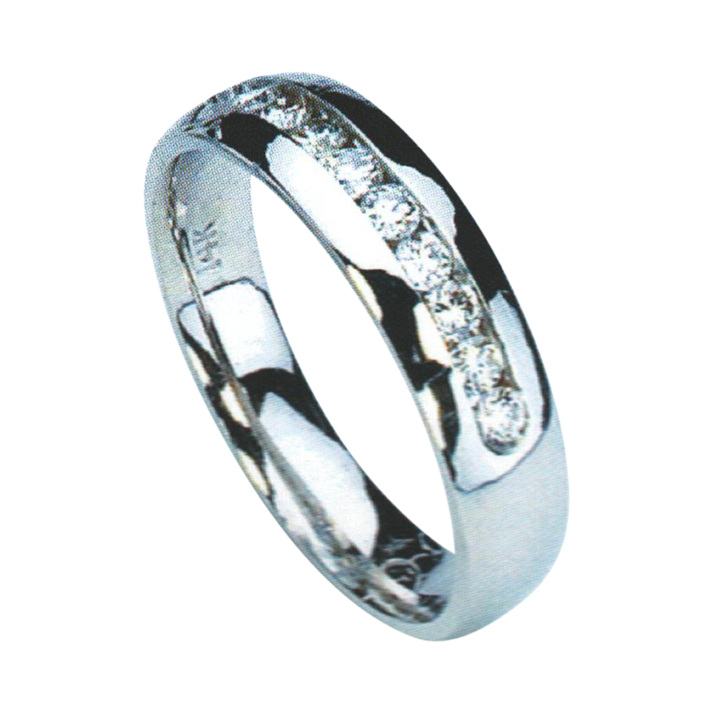 Men's Ring with Classic Elegance and 0.53 carats of Round Diamonds
