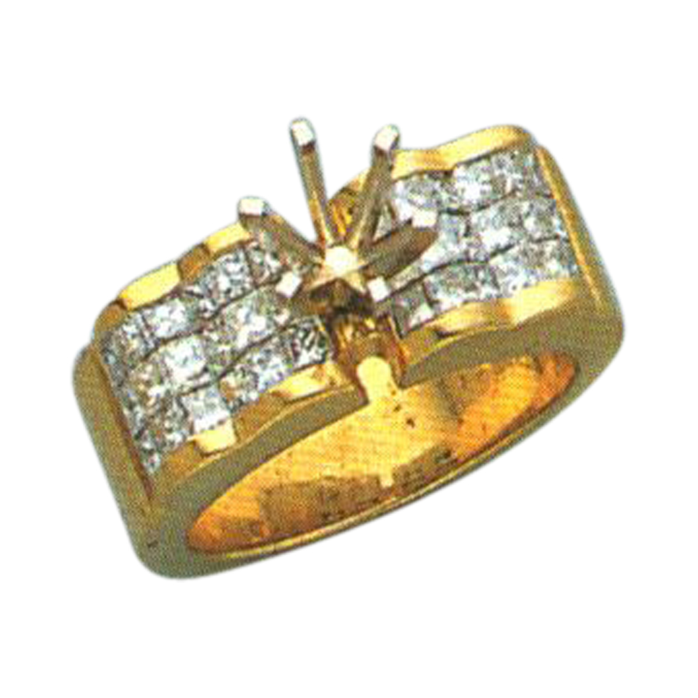 Princess-Cut 1.31 Carat Diamond Ring - Available in 14k, 18k, and Platinum