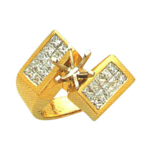 Princess-Cut 1.29 Carat Diamond Ring - Available in 14k, 18k, and Platinum