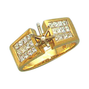 Princess-Cut 1.14 Carat Diamond Ring - Available in 14k, 18k, and Platinum