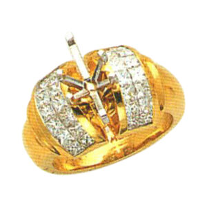 Princess-Cut 1.58 Carat Diamond Ring - Available in 14k, 18k, and Platinum