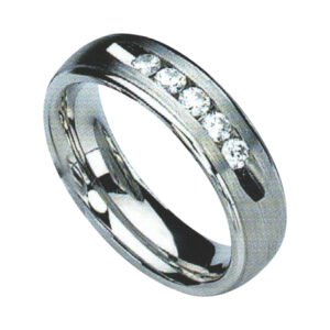 Men's Ring with Classic Elegance with 0.38 carats of Round Diamonds