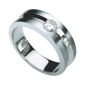 Men's Ring with Classic Elegance with 0.36-carat Round Diamond