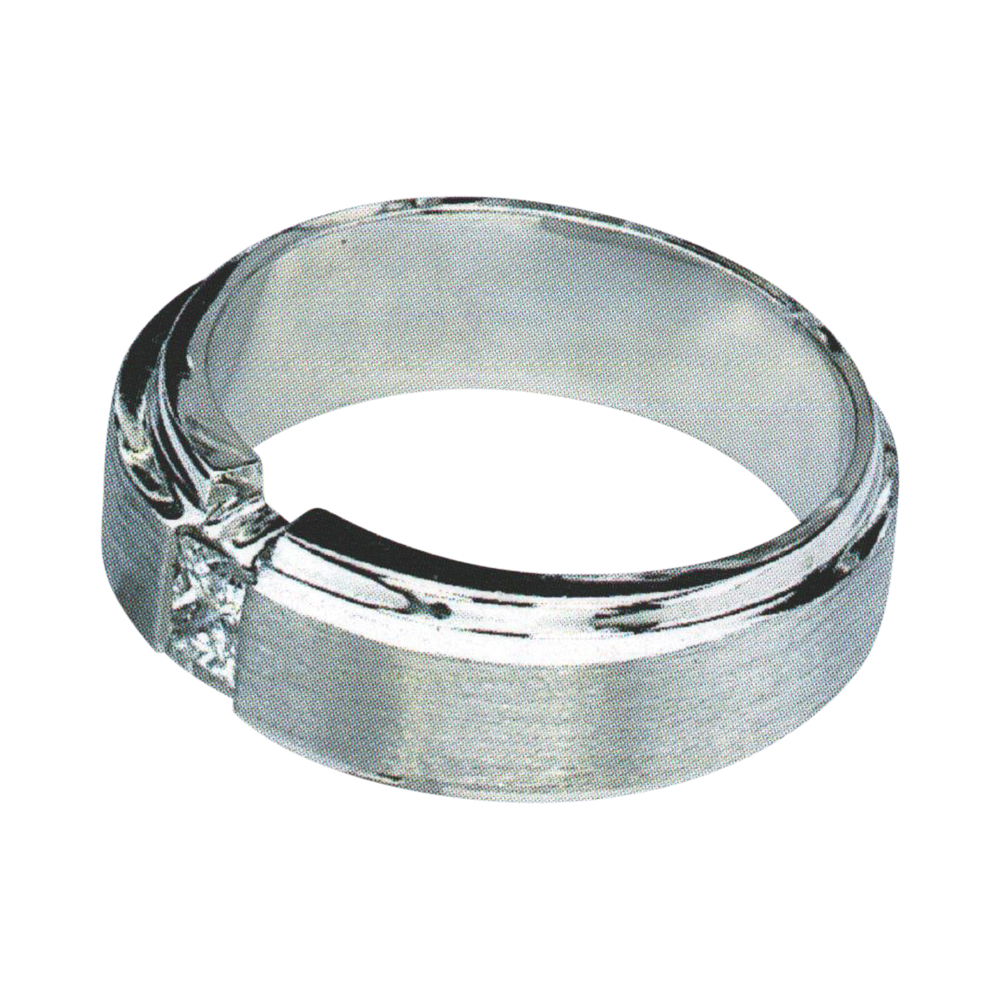 Men's Ring with 0.32 Carat Princess-Cut Diamond