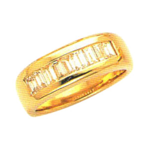 Baguette-Cut 0.67 Carat Diamond Ring - Available in 14k, 18k, and Platinum