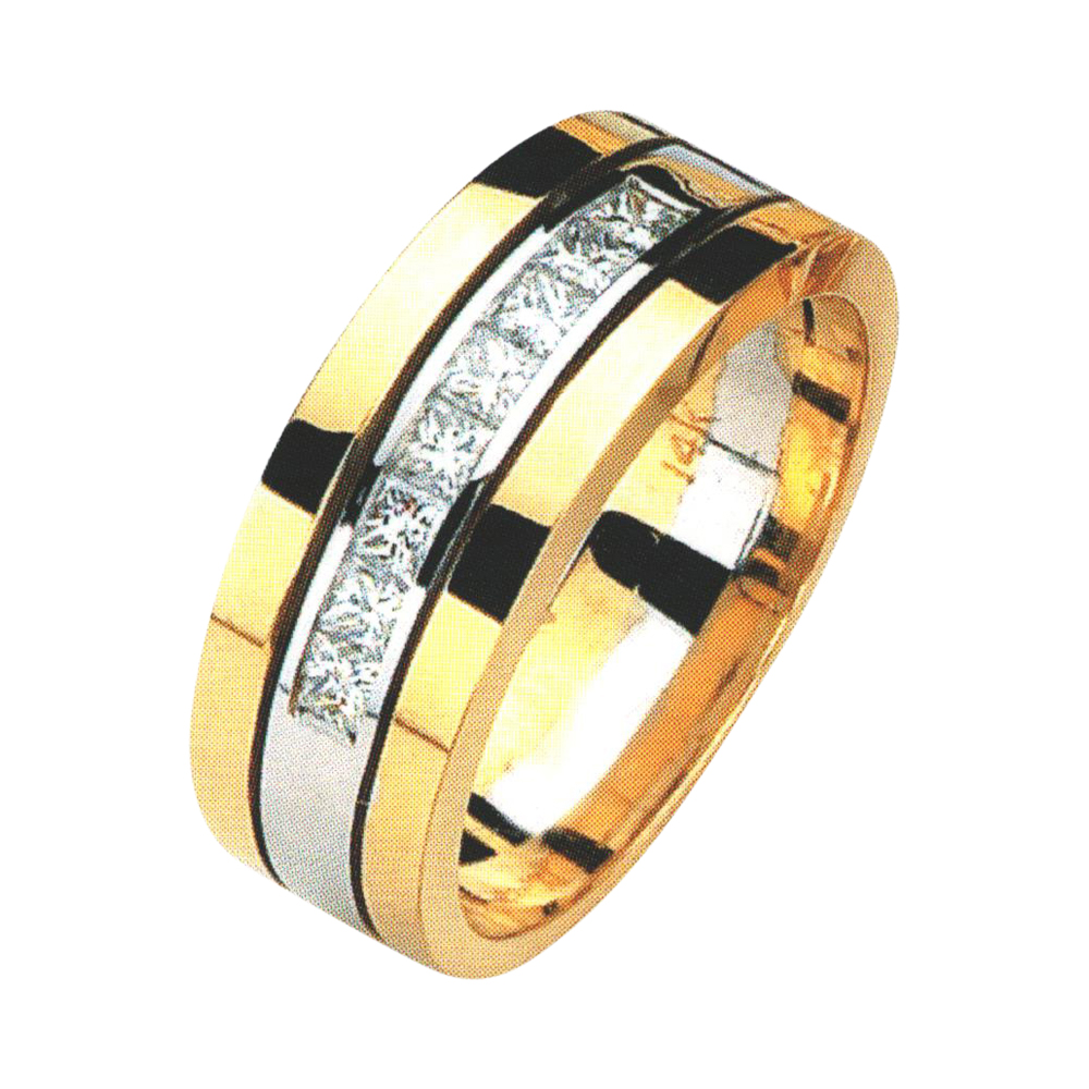 Men's ring with timeless appeal and a 0.65 carat round diamond