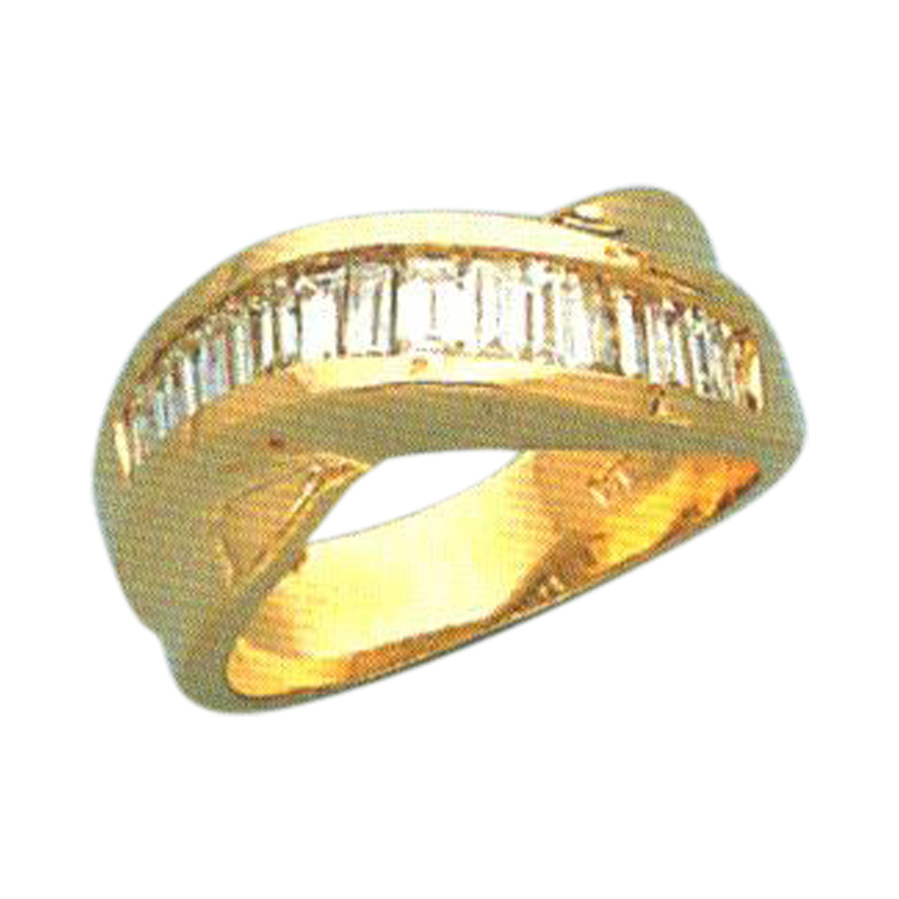 Baguette-Cut 1.14 Carat Diamond Band- Available in 14k, 18k, and Platinum