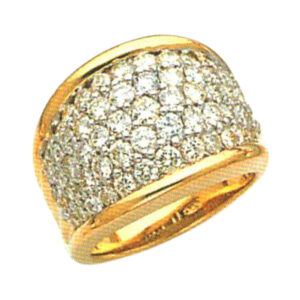 Round-Cut 2.81 Carat Diamond Band- Available in 14k, 18k, and Platinum