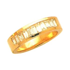 Baguette-Cut 1.32 Carat Diamond Band- Available in 14k, 18k, and Platinum