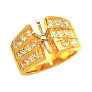 Princess-Cut 2.16 Carat Diamond Ring - Available in 14k, 18k, and Platinum