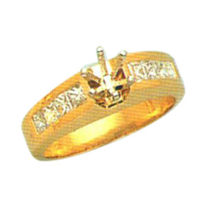 Princess-Cut 0.57 Carats Ring - Available in 14k, 18k, and Platinum