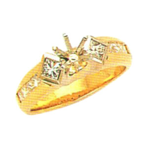 Princess-Cut 0.82 Carats Ring - Available in 14k, 18k, and Platinum