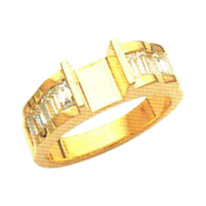 Baguette-Cut 1.00 Carats Ring - Available in 14k, 18k, and Platinum