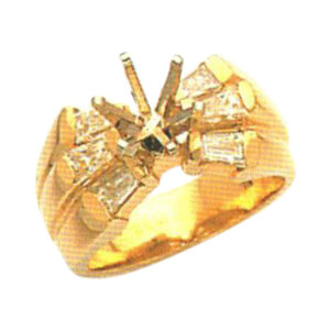 Baguette-Cut 0.94 Carats Ring - Available in 14k, 18k, and Platinum