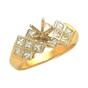 Princess-Cut 0.92 Carats Ring - Available in 14k, 18k, and Platinum