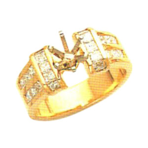 Princess-Cut 0.90 Carats Ring - Available in 14k, 18k, and Platinum