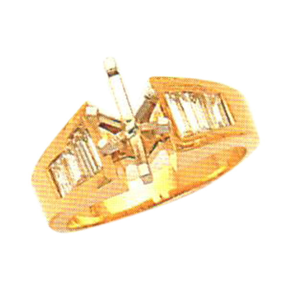 Baguette-Cut 1.02 Carats Ring - Available in 14k, 18k, and Platinum