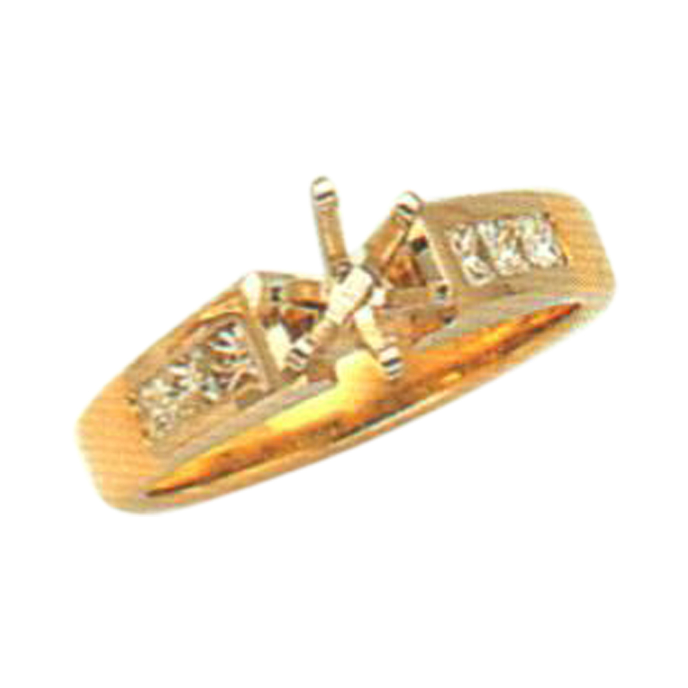 Princess-Cut 0.40 Carats Diamond Ring - Available in 14k, 18k, and Platinum