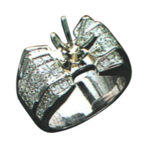 Regal 70 Princess-cut Diamond Ring with 2.80 Carats in 14k, 18k, or Platinum
