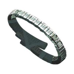 Radiant Blue and Purple Gemstone Bracelet 8B and 36P Gemstones, 0.76 and 1.44 Carats in 14k, 18k, or Platinum