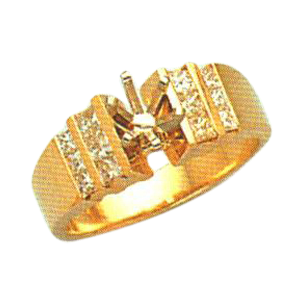 Princess-Cut 0.64 Carats Ring - Available in 14k, 18k, and Platinum