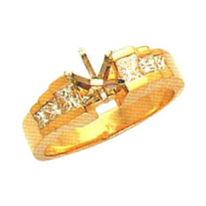 Princess-Cut 0.68 Carats Diamond Ring - Available in 14k, 18k, and Platinum