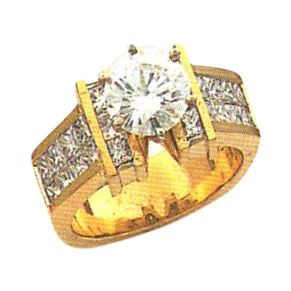 Exquisite 1.53 Carat Princess-Cut Diamond Ring Available in 14k, 18k, and Platinum