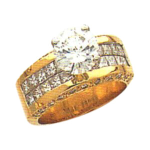Exquisite 1.16 Carat Princess-Cut Diamond Ring, Available in 14k, 18k, and Platinum
